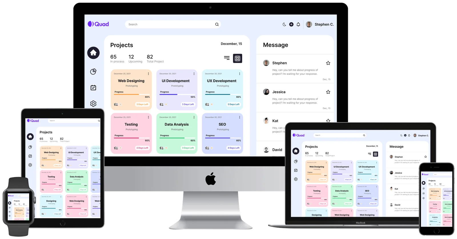 Quad App on multiple devices